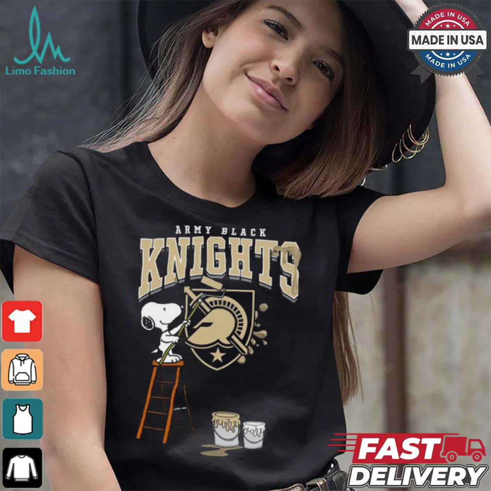 Army Black Knights Snoopy Painting Shirt Army Black Knights Snoopy Painting Shirt