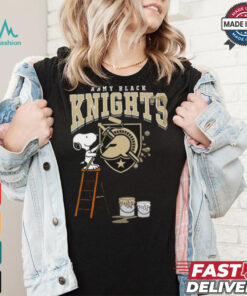 Army Black Knights Snoopy Painting Shirt