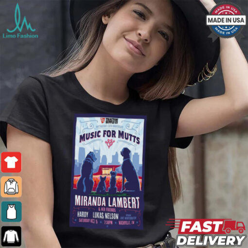 Ascend Amphitheater, Nashville TN Event Miranda Lambert & Friends Poster Shirt