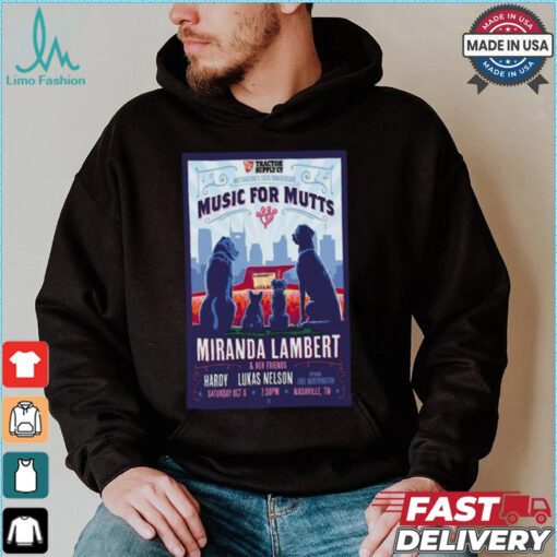Ascend Amphitheater, Nashville TN Event Miranda Lambert & Friends Poster Shirt