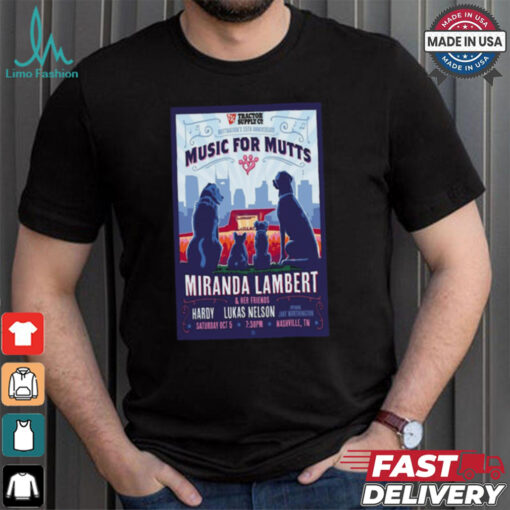 Ascend Amphitheater, Nashville TN Event Miranda Lambert & Friends Poster Shirt