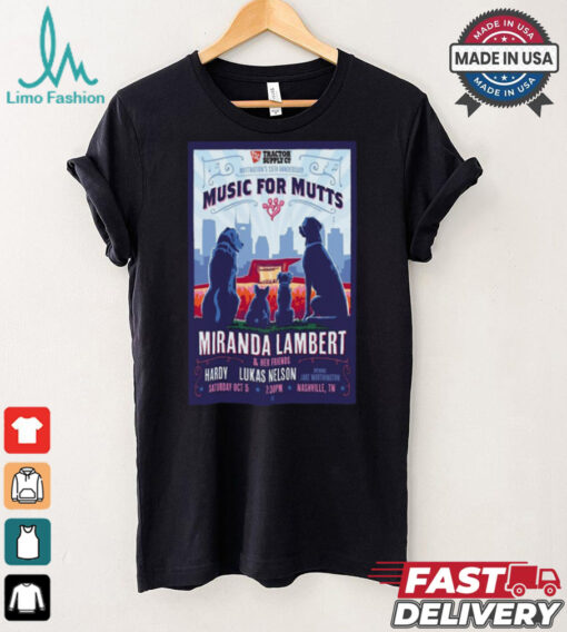Ascend Amphitheater, Nashville TN Event Miranda Lambert & Friends Poster Shirt