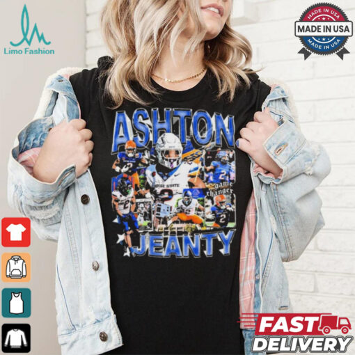 Ashton Jeanty #2 Boise State Broncos football Graphic t shirt