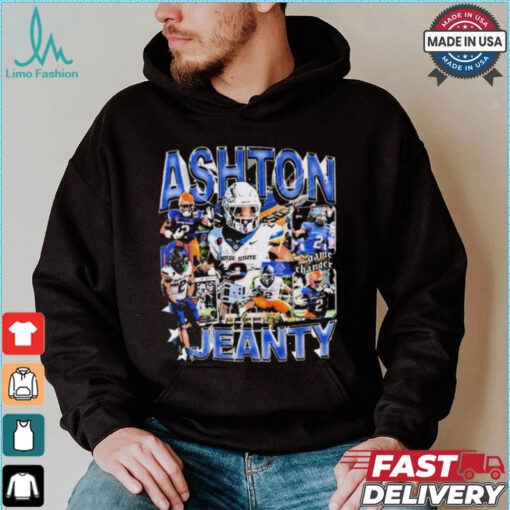 Ashton Jeanty #2 Boise State Broncos football Graphic t shirt