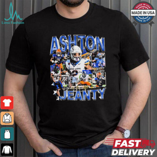 Ashton Jeanty #2 Boise State Broncos football Graphic t shirt