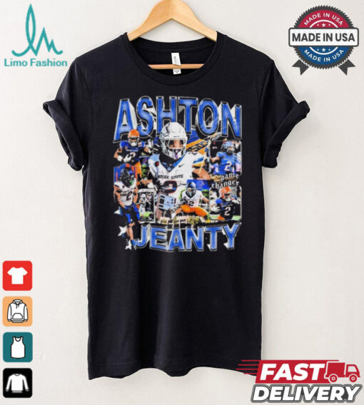 Ashton Jeanty #2 Boise State Broncos football Graphic t shirt