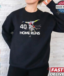 Atlanta Braves Ronald Acuna Jr Big Fly 40th Home Runs Shirt