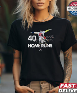 Atlanta Braves Ronald Acuna Jr Big Fly 40th Home Runs Shirt