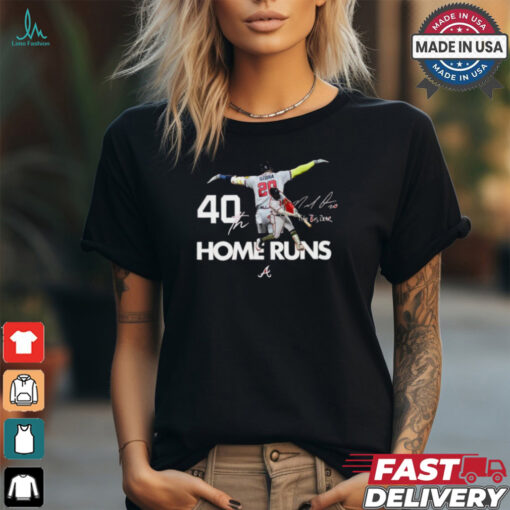 Atlanta Braves Ronald Acuna Jr Big Fly 40th Home Runs Shirt