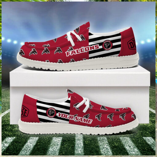 Atlanta Falcons 2024 Version Personalized Hey Dude Shoes