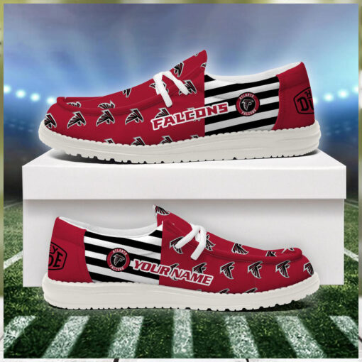 Atlanta Falcons 2024 Version Personalized Hey Dude Shoes