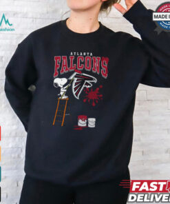 Atlanta Falcons Snoopy Painting Shirt, hoodie, sweater, long sleeve and tank top Atlanta Falcons Snoopy Painting Shirt