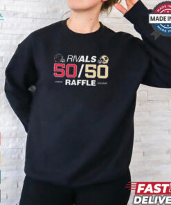 Atlanta Falcons vs New Orleans Saints Rivals 50 50 Green Raffle Gleason t shirt
