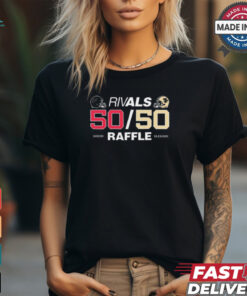 Atlanta Falcons vs New Orleans Saints Rivals 50 50 Green Raffle Gleason t shirt