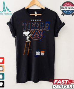 Auburn Tigers Snoopy Painting Shirt