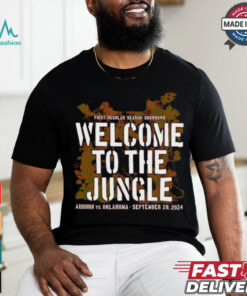 Auburn Vs Oklahoma First Regular Season Showdown 2024 Welcome To The Jungle Shirt