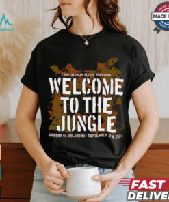 Auburn Vs Oklahoma First Regular Season Showdown 2024 Welcome To The Jungle Shirt