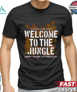 Auburn Vs Oklahoma First Regular Season Showdown 2024 Welcome To The Jungle Shirt