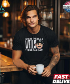 Austin Wells New York Yankees baseball where there’s a wells there’s a way shirt, hoodie, sweater, long sleeve and tank top Austin Wells New York Yankees baseball where there’s a wells there’s a way shirt