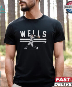 Austin Wells Slugger Swing New York Yankees T Shirts