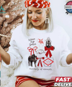 Awesome University Of Arkansas Razorbacks wooo pig sooie Coquette Aesthetic shirt