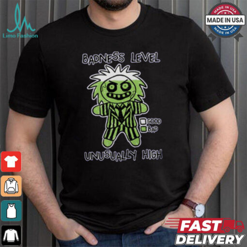 BJ Badness Level shirt