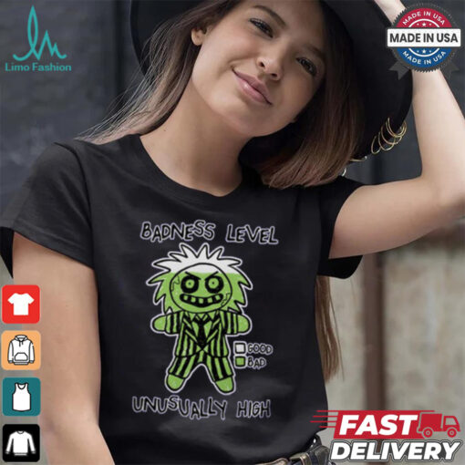 BJ Badness Level shirt