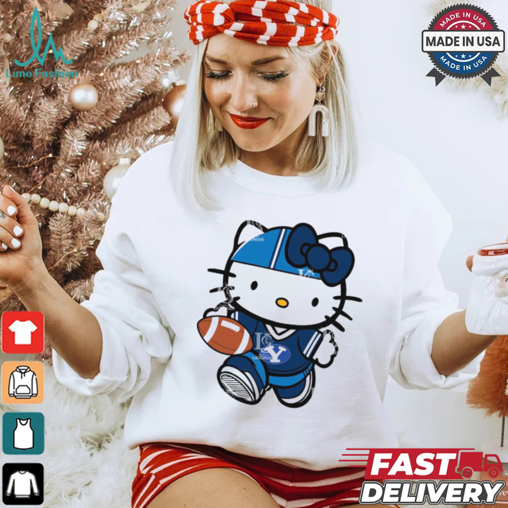 BYU Cougars Cute Hello Kitty Football shirt BYU Cougars Cute Hello Kitty Football shirt