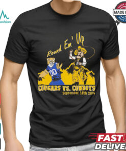 BYU Cougars vs. Wyoming Cowboys round em up shirt