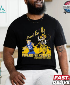 BYU Cougars vs. Wyoming Cowboys round em up shirt