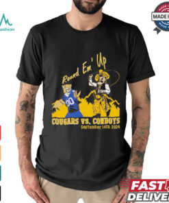 BYU Cougars vs. Wyoming Cowboys round em up shirt