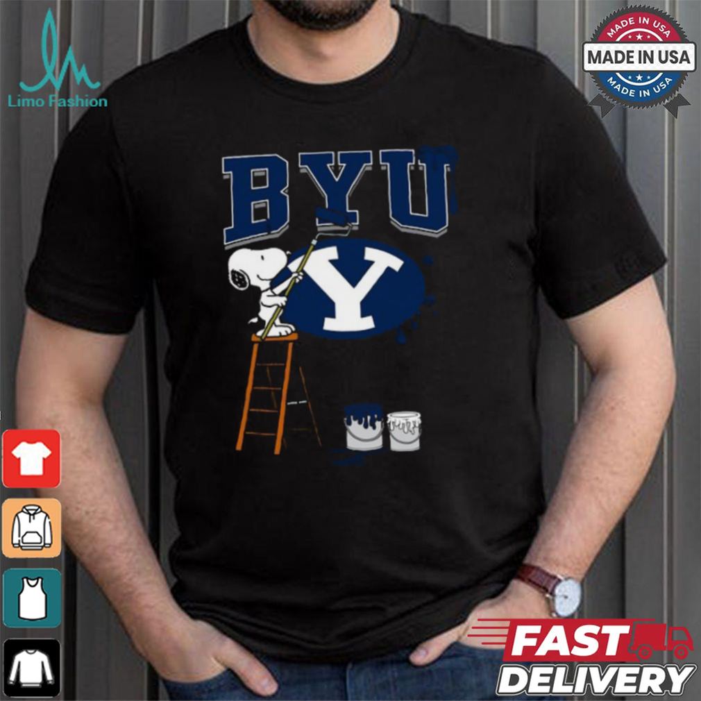 BYU Snoopy Painting Shirt BYU Snoopy Painting Shirt