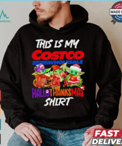 Baby Yoda Costco This Is My Hallothanksmas Shirt