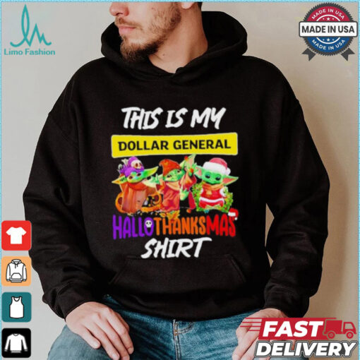 Baby Yoda General This Is My Hallothanksmas Shirt