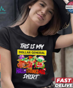 Baby Yoda General This Is My Hallothanksmas Shirt
