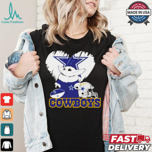 Baby Yoda Star Wars X Dallas Cowboy NFL football season 2024 shirt