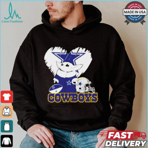 Baby Yoda Star Wars X Dallas Cowboy NFL football season 2024 shirt