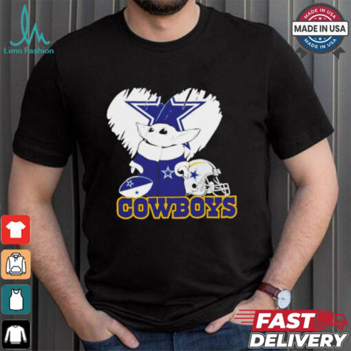 Baby Yoda Star Wars X Dallas Cowboy NFL football season 2024 shirt