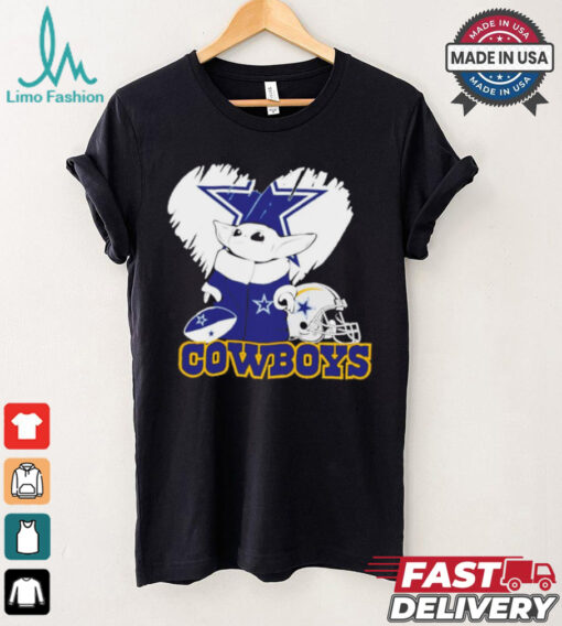 Baby Yoda Star Wars X Dallas Cowboy NFL football season 2024 shirt