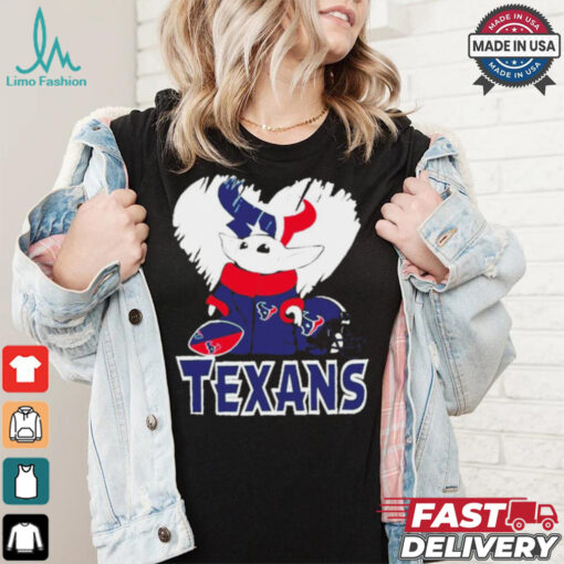 Baby Yoda Star Wars X Houston Texans NFL football season 2024 shirt