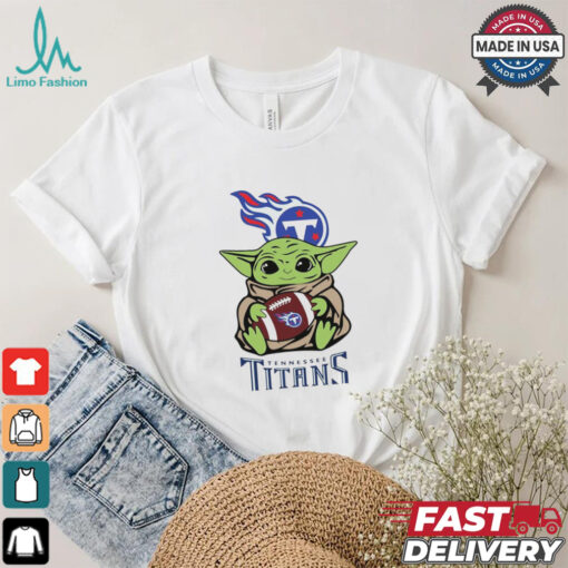 Baby Yoda Star Wars X Tennessee Titans NFL football season 2024 shirt