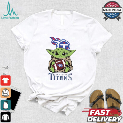 Baby Yoda Star Wars X Tennessee Titans NFL football season 2024 shirt