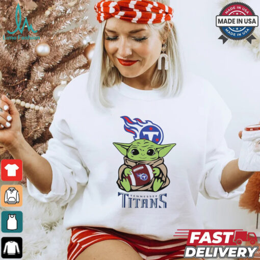 Baby Yoda Star Wars X Tennessee Titans NFL football season 2024 shirt