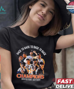 Back 2 Back 2 Back 2 Back Houston Astros 2024 American League West Champions Shirt