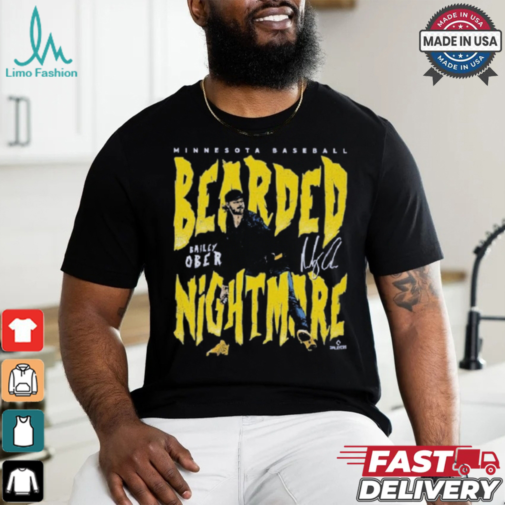 Bailey Ober Minnesota Bearded Nightmare Signature Shirt Bailey Ober Minnesota Bearded Nightmare Signature Shirt