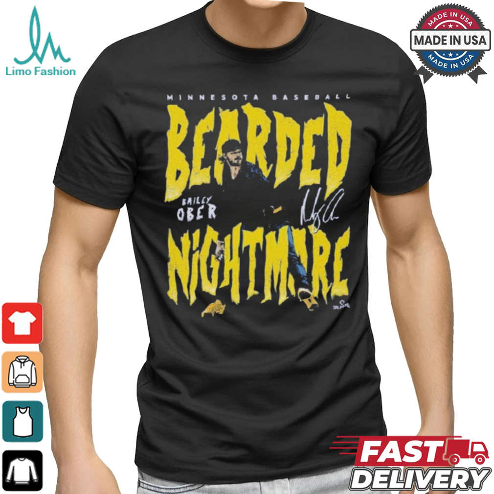 Bailey Ober Minnesota Bearded Nightmare Signature Shirt Bailey Ober Minnesota Bearded Nightmare Signature Shirt