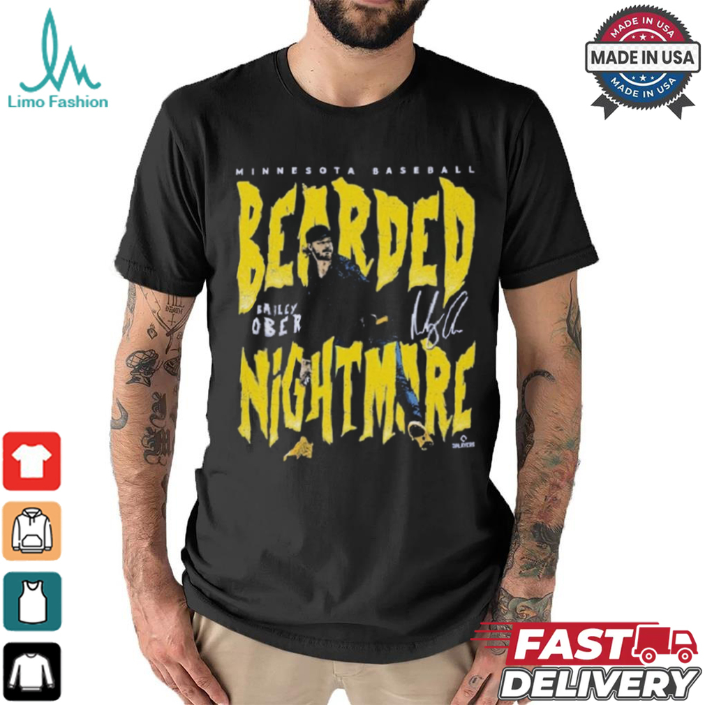 Bailey Ober Minnesota Bearded Nightmare Signature Shirt Bailey Ober Minnesota Bearded Nightmare Signature Shirt