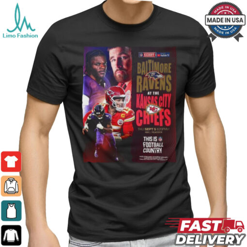 Baltimore Orioles vs Kansas City Chiefs sept 5 2024 shirt