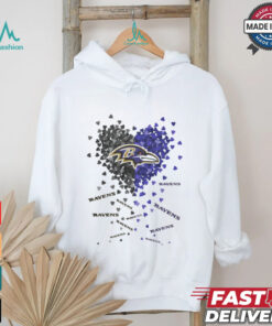 Baltimore Ravens Heart Shirt