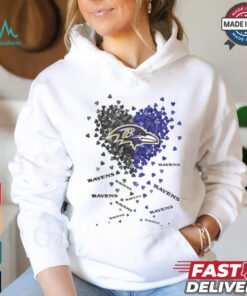 Baltimore Ravens Heart Shirt, hoodie, sweater, long sleeve and tank top Baltimore Ravens Heart Shirt